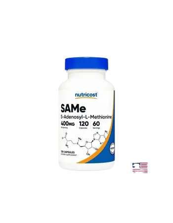 Nutricost SAM-e S-Аденозил-L-Метионин За настроение, сън и стави 400 mg х 120 капсули