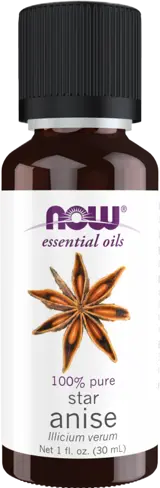 NOW Foods Star Anise Oil 100% Pure Illicium Verum 100% Чисто Масло от Звездовиден Анасон - 30 мл