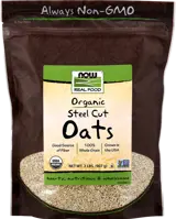 NOW Foods Steel Cut Oats Organic Органични Овесени Ядки - 907 грама