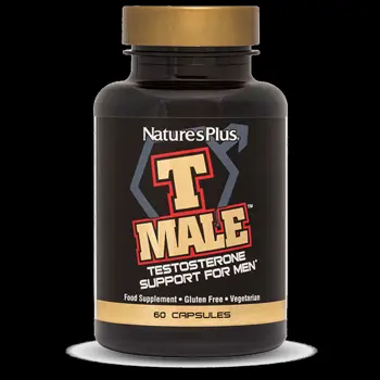 NaturesPlus T-MALE Testosterone Support for Men Стимулатор на тестостерона 60 капсули
