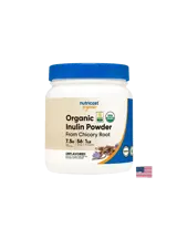 Nutricost Organic Inulin Powder From Chicory Root Органичен инулин на прах от корен на цикория