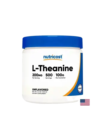 Nutricost L-Theanine Стрес и безсъние - 100 g прах