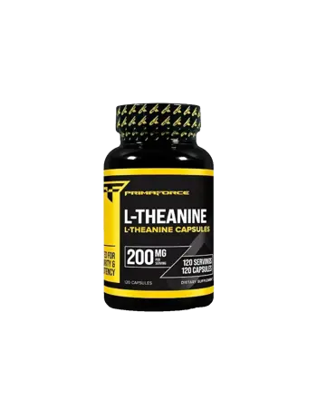 PrimaForce L-Theanine Capsules 200 mg L-Теанин за намаляване на стреса и по-добър сън х 120 капсули