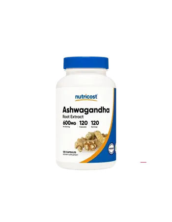 Nutricost Ashwagandha Root Extract 600 mg х 120 капсули