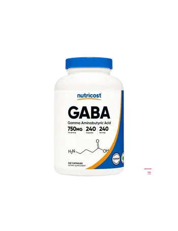 Nutricost GABA (Гама-аминомаслена киселина) 750 mg х 240 капсули