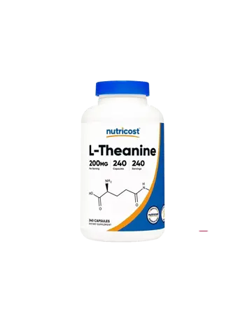 Nutricost L-Theanine 200 mg За намаляване на стреса и по-добра концентрация х 240 капсули