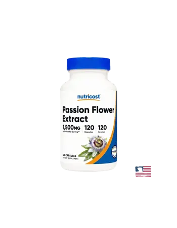 Nutricost Passion Flower Extract Екстракт от Пасифлора при стрес и напрежение х 120 капсули