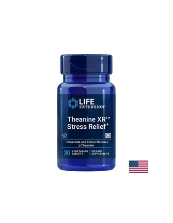 Life Extension Theanine XR™ Stress Relief Стрес и тревожност х 30 таблетки