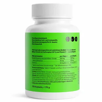 ZEINpharma Сулфорафан от Броколи с Витамин С – 120 капсули