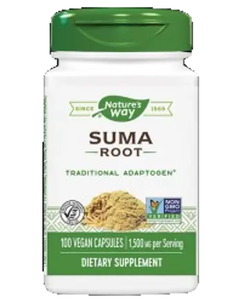 Nature's Way Suma Root 500 mg Традиционен адаптоген х 100 веган капсули