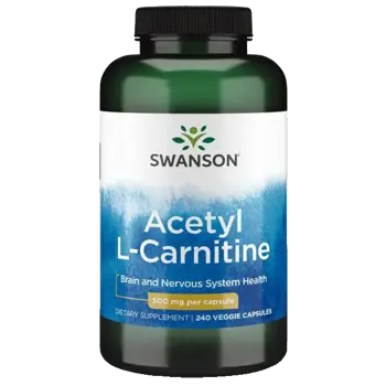 Swanson Acetyl L-Carnitine За поддържане на неврологичната функция х 240 капсули