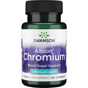 Swanson Albion Chelated Chromium Glycinate Албион Хелатиран Хром Глицинат