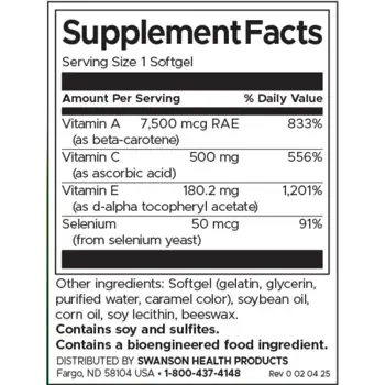 Swanson Daily Antioxidant Boost Антиоксидантна ежедневна формула