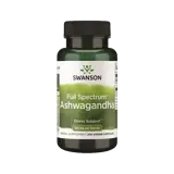 Swanson Full Spectrum Ashwagandha Подкрепа при стрес 250 мг х 100 веган капсули