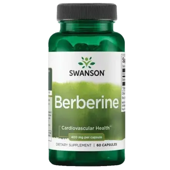 Swanson Berberine 400 мг Берберин за сърдечно-съдово здраве и метаболизъм х 60 капсули