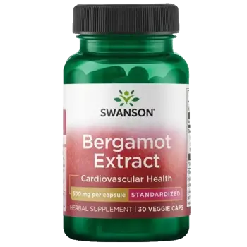 Swanson Bergamot Extract Екстракт от бергамот за сърдечно-съдова система х 30 веге капсули