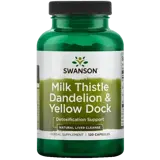 Swanson Milk Thistle Dandelion & Yellow Dock За детоксикация на черен дроб х 120 капсули