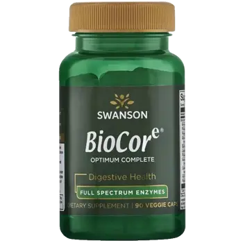 Swanson BioCor Optimum Enzymes Пълен спектър храносмилателни ензими х 90 капсули