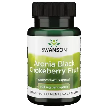 Swanson Aronia Black Chokeberry Fruit Мощен Антиоксидант за Имунитет х 60 капсули