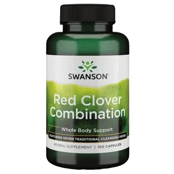 Swanson Red Clover Combination Комбинация с Билки за Детоксикация х 100 капсули