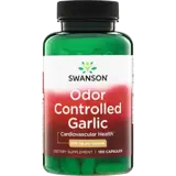 Swanson Odor Controlled Garlic Чесън без мирис 500 мг х 100 капсули