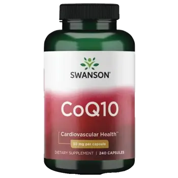 Swanson CoQ10 30 мг Коензим Q10 за сърдечно здраве и енергия х 240 капсули