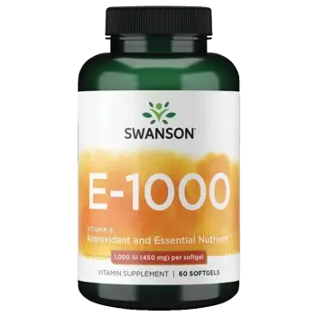 Swanson E-1000 Витамин Е 1000 IU (450 mg) софтгел капсули