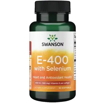 Swanson E-400 with Selenium Мощна Антиоксидантна Формула х 90 софтгел капсули