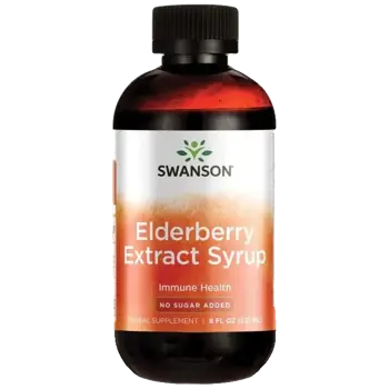 Swanson Elderberry Extract Syrup 100% Натурален Екстракт от Бъз