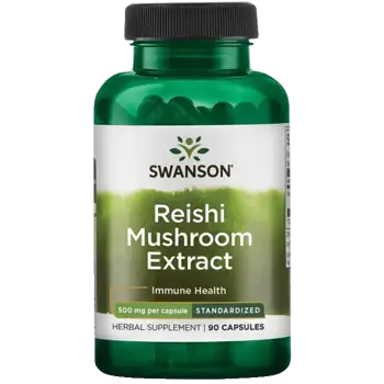Swanson Reishi Mushroom Extract Стандартизиран екстракт от гъба Рейши х 90 капсули