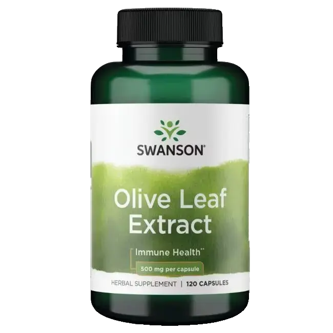 Swanson Olive Leaf Extract Екстракт от Маслинови Листа 500 мг х 120 капсули