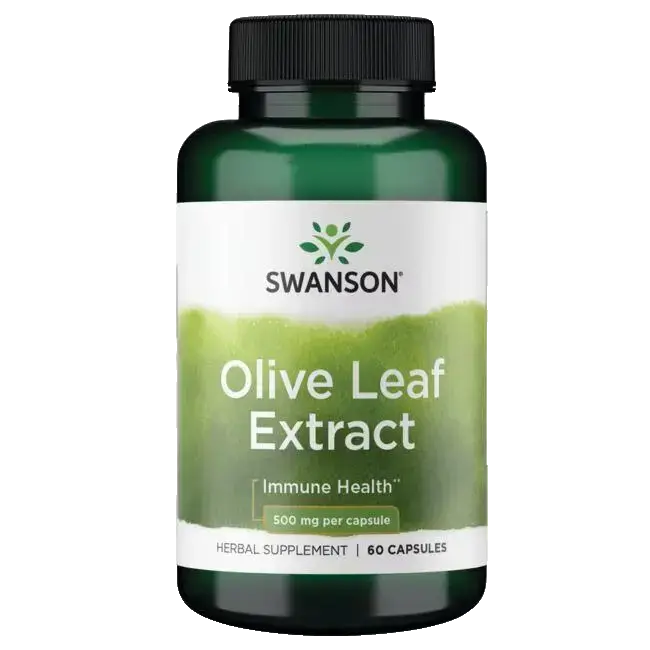 Swanson Olive Leaf Extract Екстракт от маслинови листа х 60 капсули