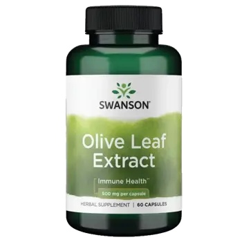 Swanson Olive Leaf Extract Екстракт от маслинови листа х 60 капсули