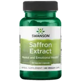 Swanson Saffron Extract Екстракт от шафран Safr'Inside™ В подкрепа на менталното и емоционалното здраве х 60 веге капсули