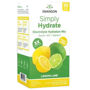 Swanson Simply Hydrate Electrolyte Hydration Mix – Лайм