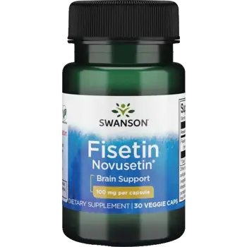 Swanson Fisetin За подкрепа на мозъчната функция х 30 капсули