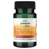 Swanson Folate 5-метилтетрахидрофолиева киселина Биоактивна форма за клетъчно здраве