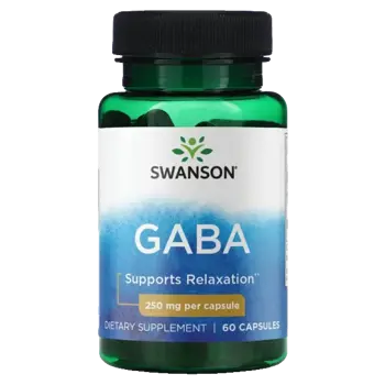 Swanson GABA За спокойствие и релаксация х 60 капсули