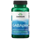 Swanson Gabaplex с L-тирозин и L-теанин За релаксация и емоционална подкрепа х 60 веган капсули