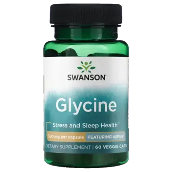 Swanson Glycine с включен AjiPure® За спокоен сън и намаляване на стреса х 60 веге капсули