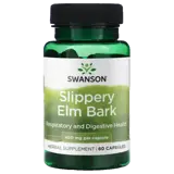 Swanson Slippery Elm Bark Хлъзгав бряст кора 400 мг х 60 капсули