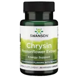 Swanson Chrysin Passionflower Extract Екстракт от пасифлора за енергия и подкрепа х 30 веге капсули