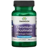 Swanson Chromium Picolinate Хром Пиколинат за контрол на кръвната захар х 100 капсули