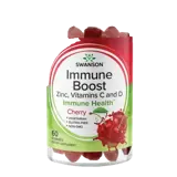 Swanson Immune Boost дъвчащи таблетки с вкус на череша