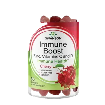 Swanson Immune Boost дъвчащи таблетки с вкус на череша