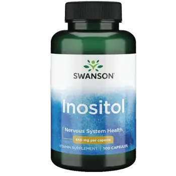 Swanson Inositol 650 мг Инозитол за нервна система и емоционално здраве х 100 капсули