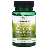 Swanson Full Spectrum Cacao (Raw Cocoa) Сурово какао за енергия и настроение х 60 капсули
