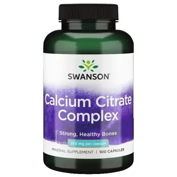 Swanson Calcium Citrate Complex Комплекс Калциев Цитрат за Здрави Кости х 100 капсули