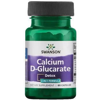 Swanson Calcium D-Glucarate Формула 2 в 1 за клетъчна защита х 60 капсули