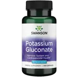 Swanson Potassium Gluconate За нервна система и сърдечно-съдово здраве